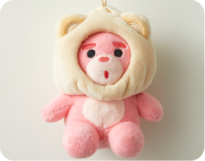 벨리곰 만두 인형 키링